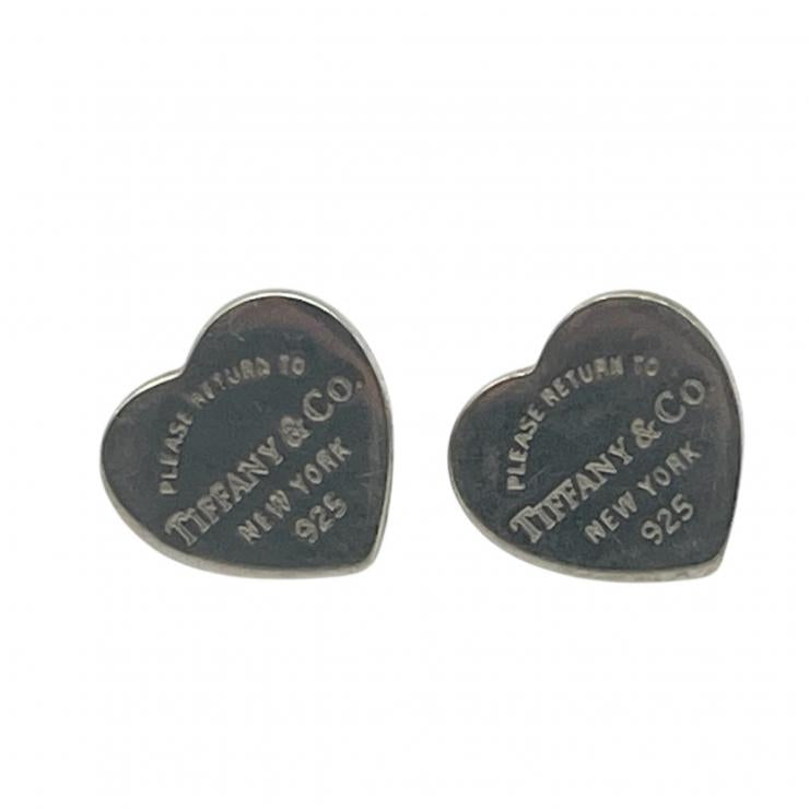 TIFFANY&CO．ティファニー ピアス アクセサリー リターントゥ ハート シルバー 925 保存袋付 ★中古品★