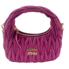 MIUMIU ミュウミュウ マテラッセ ワンダー ホーボー スエード 2WAYハンドバッグ ピンク ★プレゼント品質★★美品★