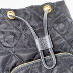 Burberry バーバリー ホースシュー ナイロン キルティング バックパック リュックサック ブラック 8118748 ★美品★ ★袋付★