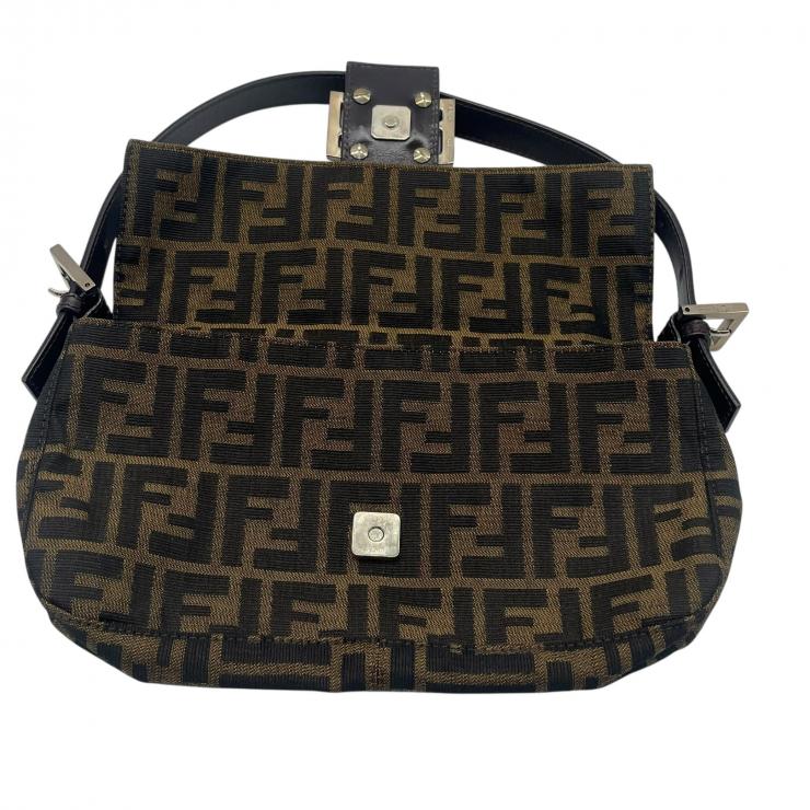 FENDI フェンディ ズッカ柄 マンマバケット ハンドバック レディース ★美品★