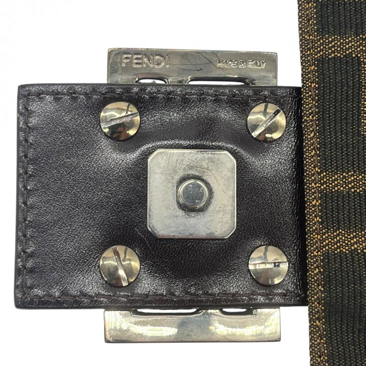 FENDI フェンディ ズッカ柄 マンマバケット ハンドバック レディース ★美品★