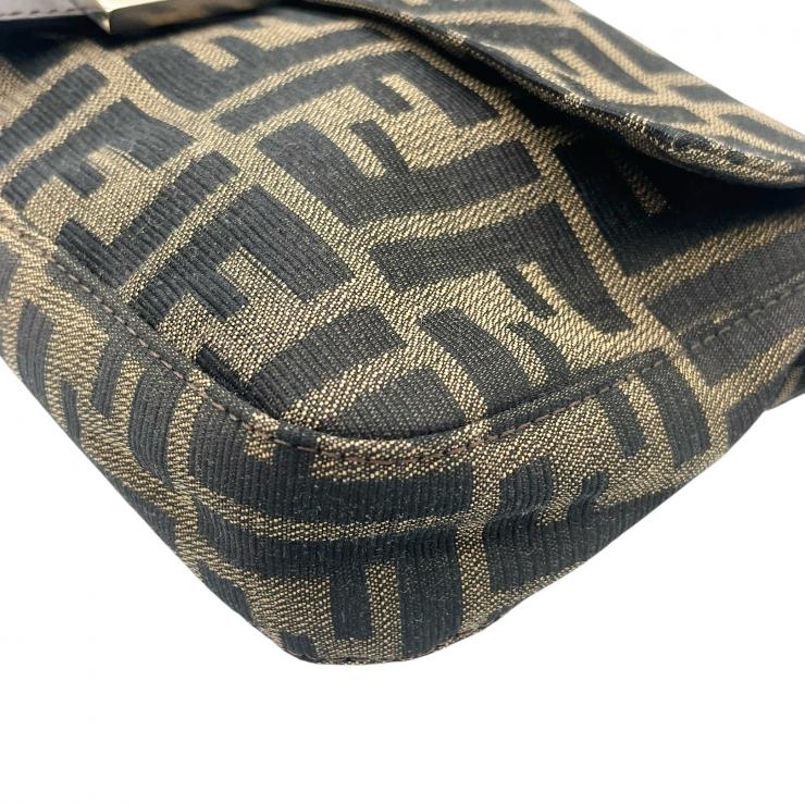 FENDI フェンディ ズッカ柄 マンマバケット ハンドバック レディース ★美品★