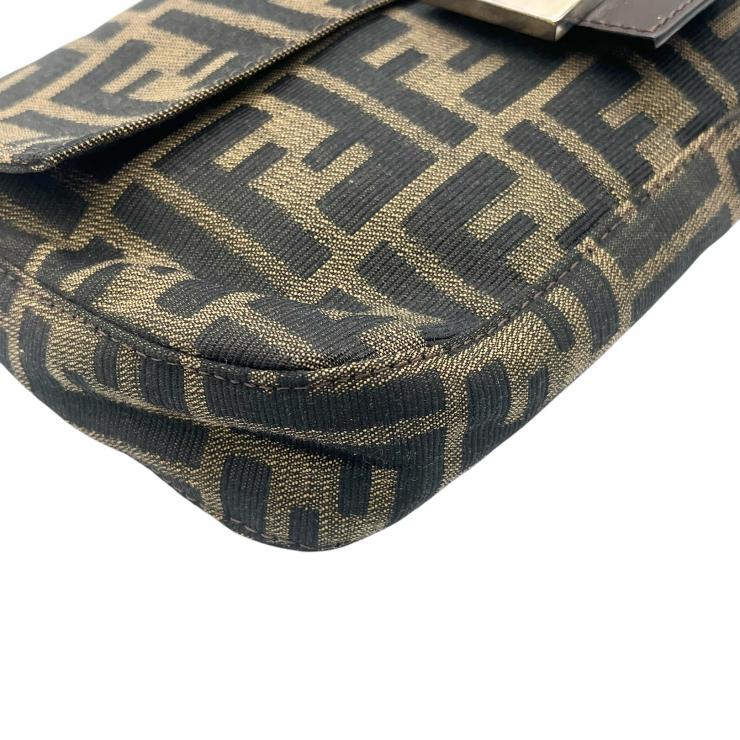 FENDI フェンディ ズッカ柄 マンマバケット ハンドバック レディース ★美品★