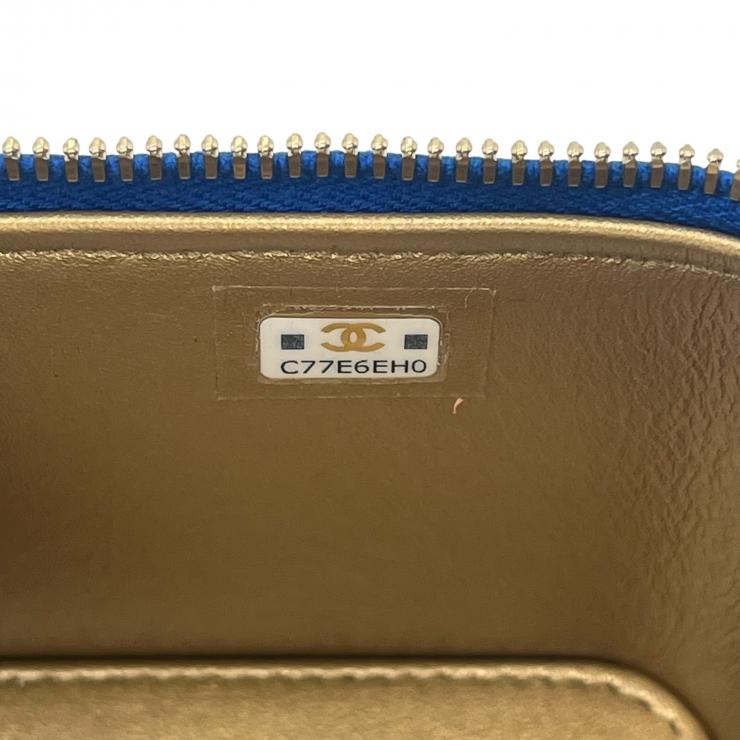 CHANEL シャネル マトラッセ ラムスキン ココマーク チェーンショルダー バニティバッグ レディース ★美品★