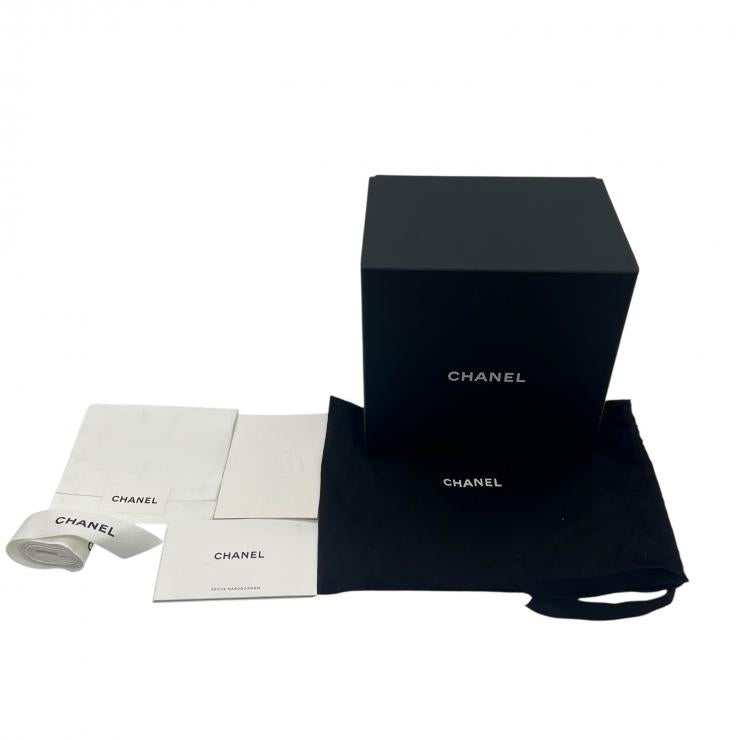 CHANEL シャネル マトラッセ ラムスキン ココマーク チェーンショルダー バニティバッグ レディース ★美品★