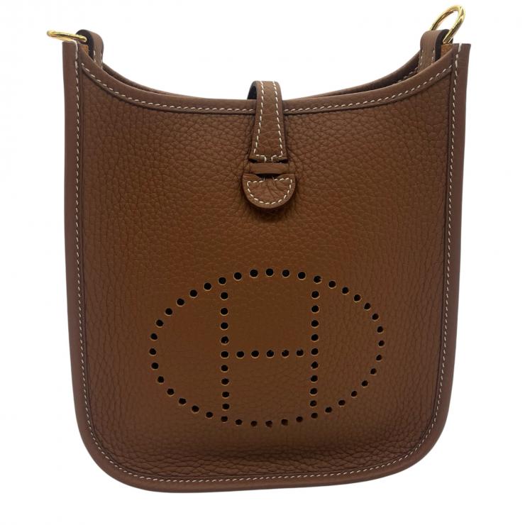 HERMES エルメス エブリン TPM ショルダーバッグ バッグ ブラウン トリヨンクレマンス ゴールド金具 K刻印 2025年製 ★ギフト品質★