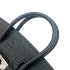HERMES エルメス バーキン 25 トゴ ハンドバック バッグ W刻印 2024年製 シルバー金具 ノワール ★プレゼント品質★
