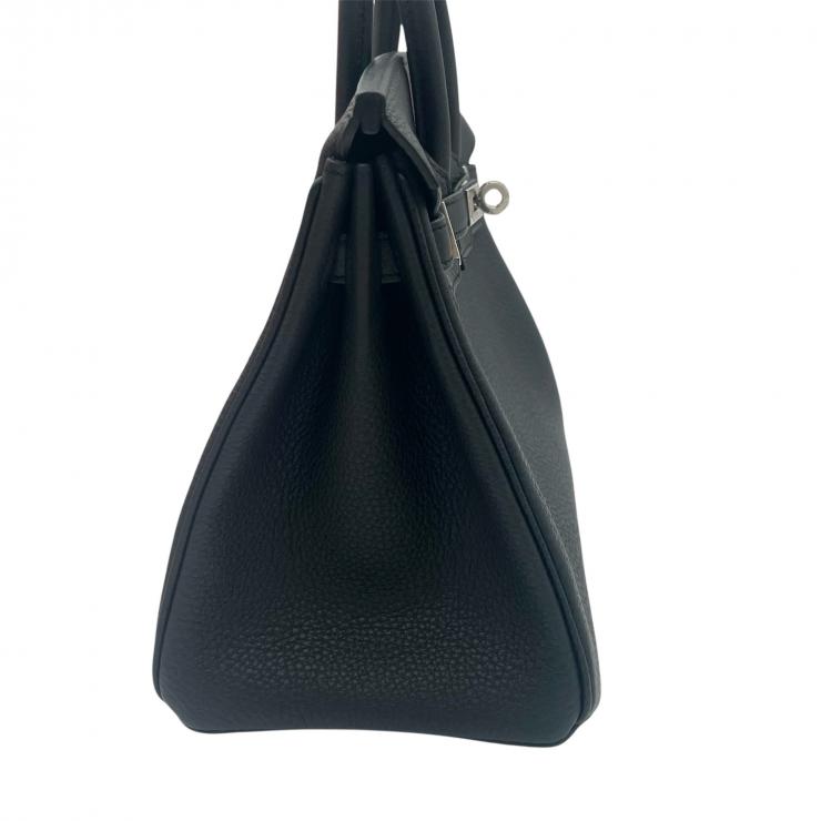 HERMES エルメス バーキン 25 トゴ ハンドバック バッグ W刻印 2024年製 シルバー金具 ノワール ★プレゼント品質★