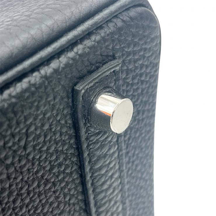 HERMES エルメス バーキン 25 トゴ ハンドバック バッグ W刻印 2024年製 シルバー金具 ノワール ★プレゼント品質★