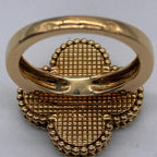 VanCleef&Arpels ヴァンクリーフ＆アーペル マジック アルハンブラ マラカイト リング Au750 K18 12号 ★美品★ ★箱付★