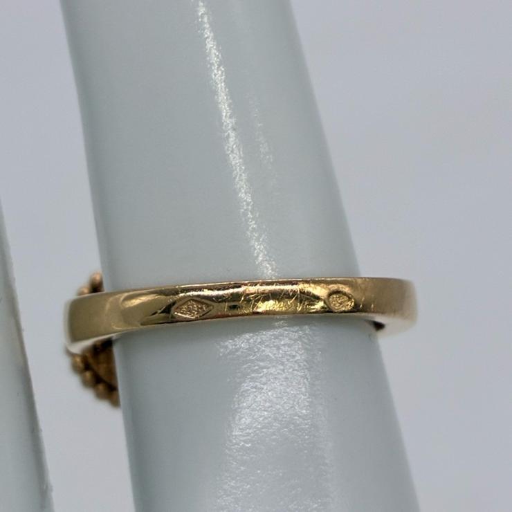VanCleef&Arpels ヴァンクリーフ＆アーペル マジック アルハンブラ マラカイト リング Au750 K18 12号 ★美品★ ★箱付★