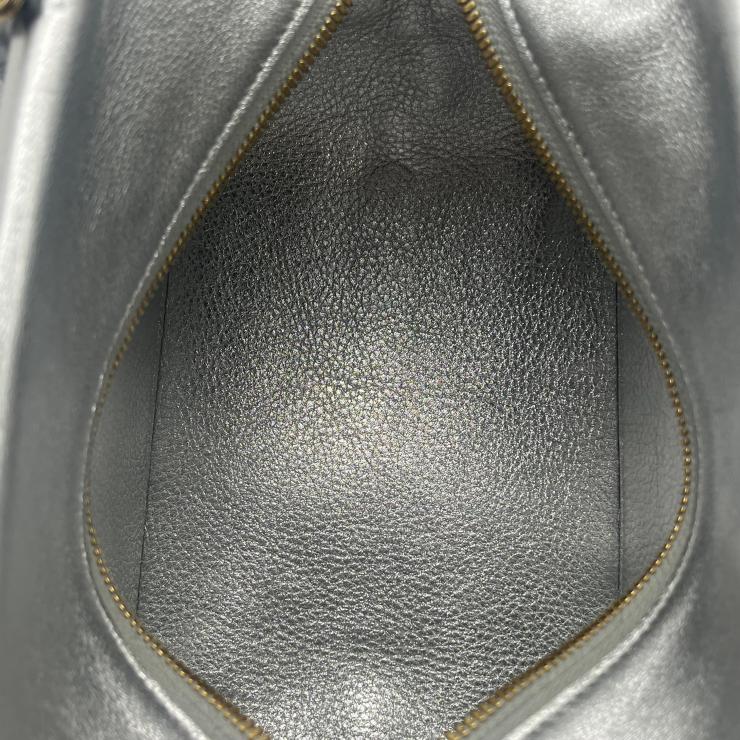 CELINE セリーヌ トリヨンフ ショルダーバッグ 2WAY シルバー U-SL-0223 ★限定品★★美品★