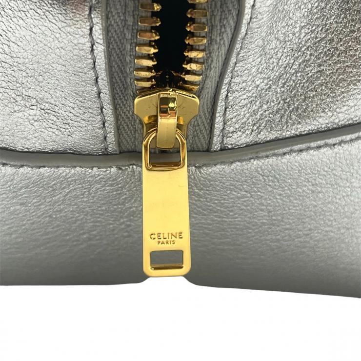 CELINE セリーヌ トリヨンフ ショルダーバッグ 2WAY シルバー U-SL-0223 ★限定品★★美品★
