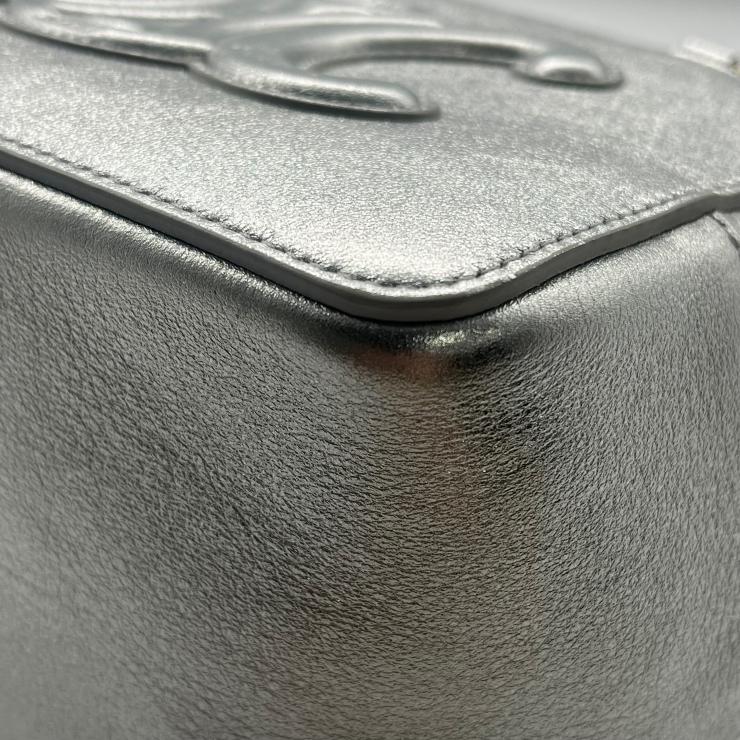 CELINE セリーヌ トリヨンフ ショルダーバッグ 2WAY シルバー U-SL-0223 ★限定品★★美品★