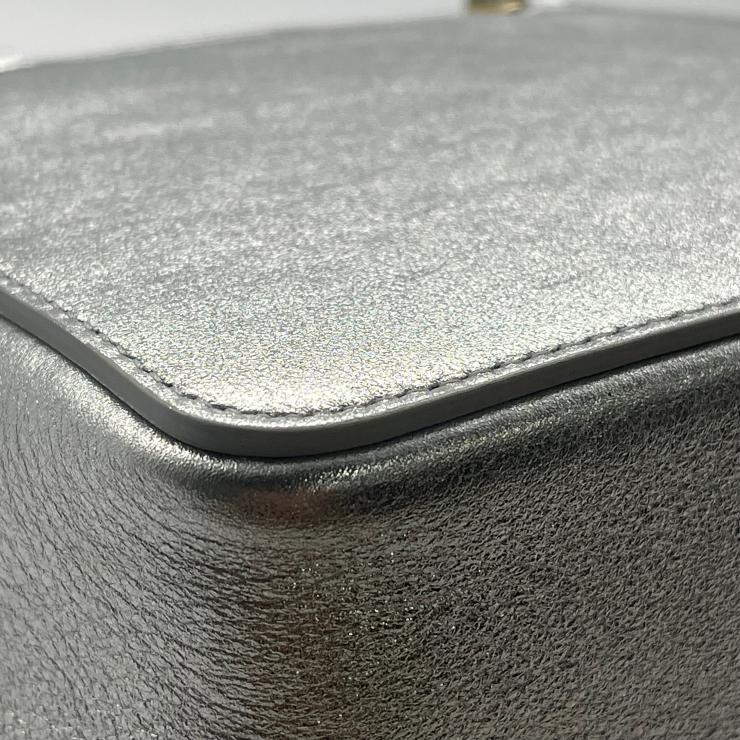 CELINE セリーヌ トリヨンフ ショルダーバッグ 2WAY シルバー U-SL-0223 ★限定品★★美品★