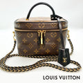 LOUIS VUITTON ルイ・ヴィトン モノグラム モノグラム・リバース ヴァニティ 2WAY ハンドバッグ ショルダー ゴールド金具 ★美品★