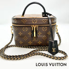 LOUIS VUITTON ルイ・ヴィトン モノグラム モノグラム・リバース ヴァニティ 2WAY ハンドバッグ ショルダー ゴールド金具 ★美品★
