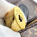 LOUIS VUITTON ルイ・ヴィトン モノグラム モノグラム・リバース ヴァニティ 2WAY ハンドバッグ ショルダー ゴールド金具 ★美品★
