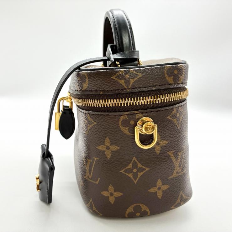 LOUIS VUITTON ルイ・ヴィトン モノグラム モノグラム・リバース ヴァニティ 2WAY ハンドバッグ ショルダー ゴールド金具 ★美品★