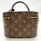 LOUIS VUITTON ルイ・ヴィトン モノグラム モノグラム・リバース ヴァニティ 2WAY ハンドバッグ ショルダー ゴールド金具 ★美品★