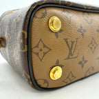 LOUIS VUITTON ルイ・ヴィトン モノグラム モノグラム・リバース ヴァニティ 2WAY ハンドバッグ ショルダー ゴールド金具 ★美品★