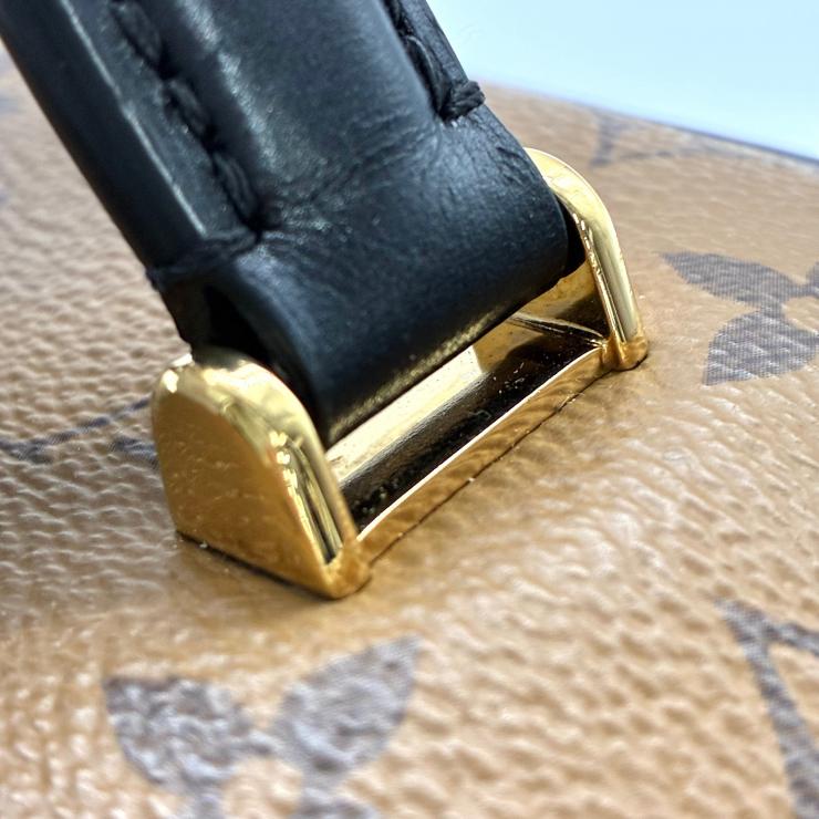 LOUIS VUITTON ルイ・ヴィトン モノグラム モノグラム・リバース ヴァニティ 2WAY ハンドバッグ ショルダー ゴールド金具 ★美品★
