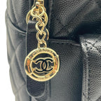 CHANEL シャネル リュック リュックサック バックパック マトラッセ キャビアスキン ゴールド金具 26番台 ★美品★ ★ギャラ付★