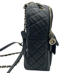 CHANEL シャネル リュック リュックサック バックパック マトラッセ キャビアスキン ゴールド金具 26番台 ★美品★ ★ギャラ付★