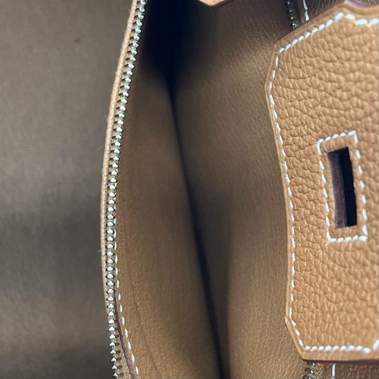 HERMES エルメス バーキン 25 トゴ ゴールド シルバー金具 K刻印 KIA649 2025年製 ★プレゼント品質★ ★美品★