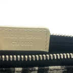 Christian Dior クリスチャンディオール サドルポーチ トロッター キャンバス ブラック ポーチ ハンドバッグ ブラック ★美品★