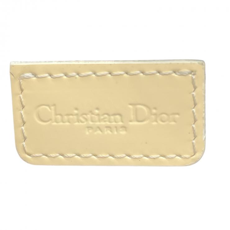 Christian Dior クリスチャンディオール サドルポーチ トロッター キャンバス ブラック ポーチ ハンドバッグ ブラック ★美品★