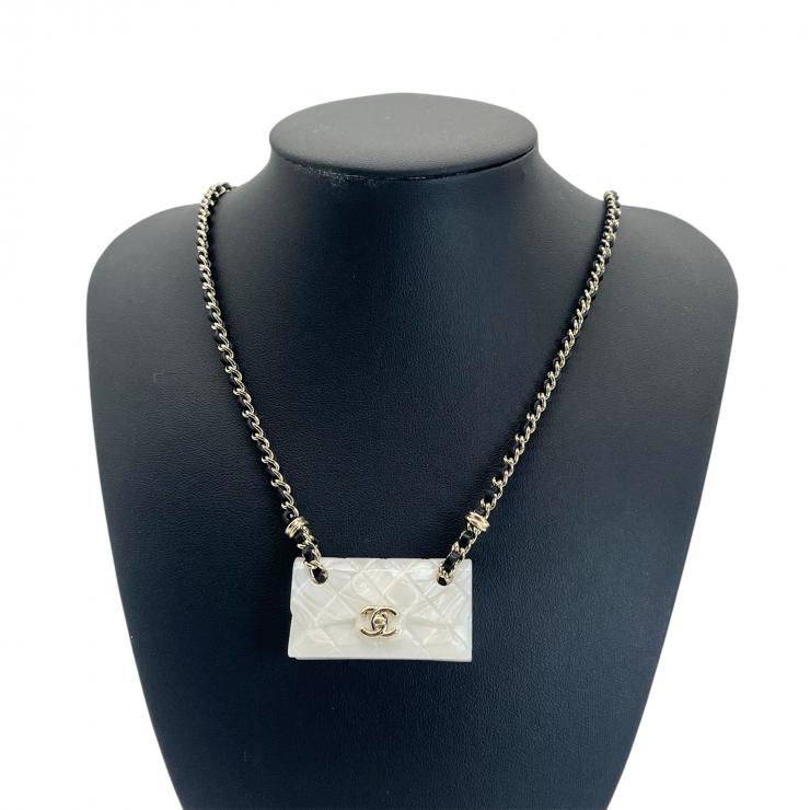 CHANEL シャネル マトラッセ バッグチャーム ネックレス ペンダント アクセサリー B23C ★クリスマスプレゼントに★