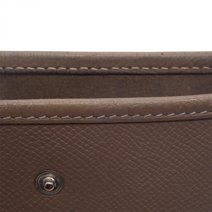 HERMES エルメス エブリン TPM ショルダーバッグ バッグ □L トリヨンクレマンス エトゥープ 2008年製 シルバー金具 ★美品★