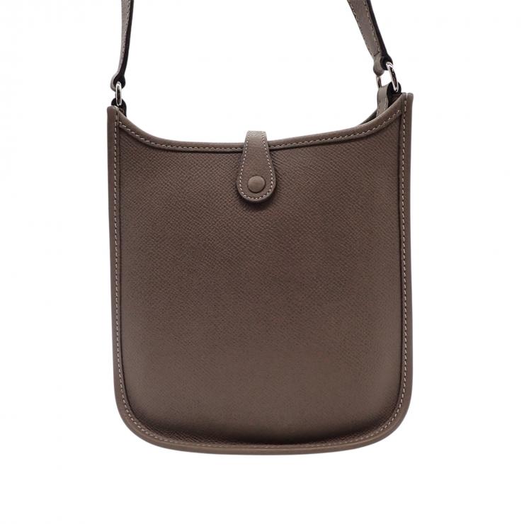 HERMES エルメス エブリン TPM ショルダーバッグ バッグ □L トリヨンクレマンス エトゥープ 2008年製 シルバー金具 ★美品★