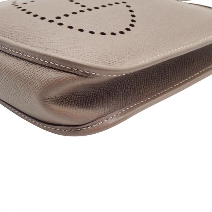 HERMES エルメス エブリン TPM ショルダーバッグ バッグ □L トリヨンクレマンス エトゥープ 2008年製 シルバー金具 ★美品★