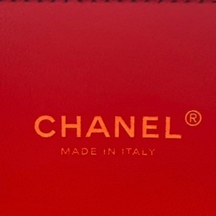 CHANEL シャネル CCフィグリー マトラッセ ココマーク ショルダーバッグ ハンドバック スモール 2WAY キャビアスキン ゴールド金具 レディース レッド ★美品★