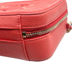 CHANEL シャネル CCフィグリー マトラッセ ココマーク ショルダーバッグ ハンドバック スモール 2WAY キャビアスキン ゴールド金具 レディース レッド ★美品★