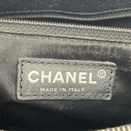 CHANEL シャネル マトラッセ グラウンドショッピングトート GST トートバッグ キャビアスキン ブラック シルバー金具 ★中古品★