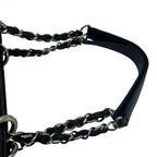 CHANEL シャネル マトラッセ グラウンドショッピングトート GST トートバッグ キャビアスキン ブラック シルバー金具 ★中古品★