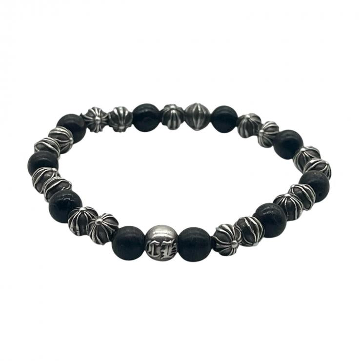 CHROME HEARTS クロムハーツ BEAD シルバー925 6ｍｍ ブレスレット バングル アクセサリー ★インボイス付★