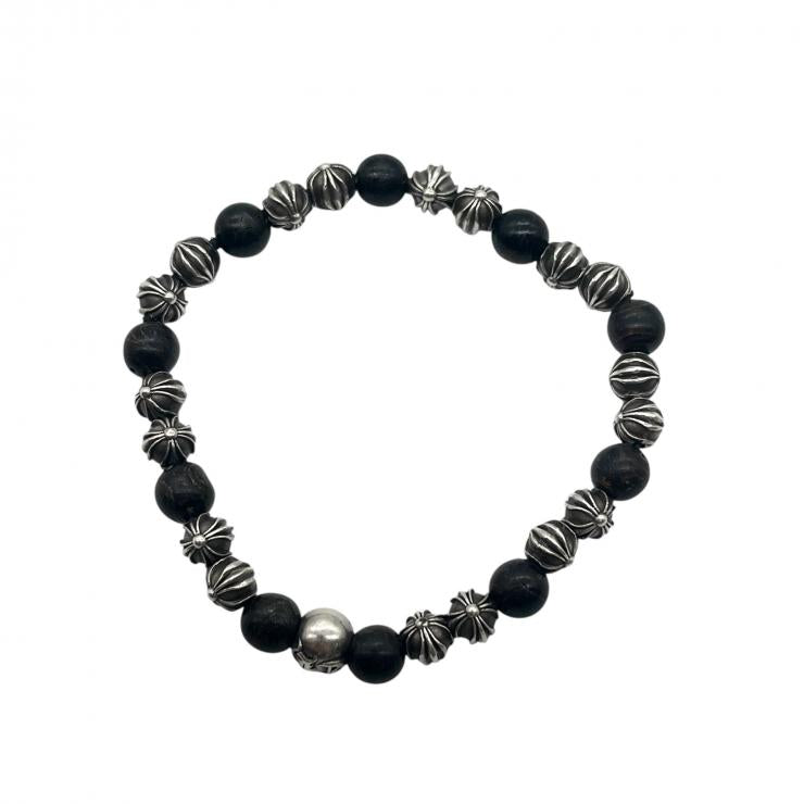 CHROME HEARTS クロムハーツ BEAD シルバー925 6ｍｍ ブレスレット バングル アクセサリー ★インボイス付★
