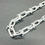 TIFFANY＆CO. ティファニー ハードウェア グラジュエイテッド リンクネックレス アクセサリー Ag925 ★美品★