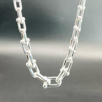 TIFFANY＆CO. ティファニー ハードウェア グラジュエイテッド リンクネックレス アクセサリー Ag925 ★美品★