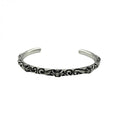 CHROME HEARTS クロムハーツ SBTバンドバングル SV925 シルバー ブレスレット アクセサリー CHクロス ★美品★