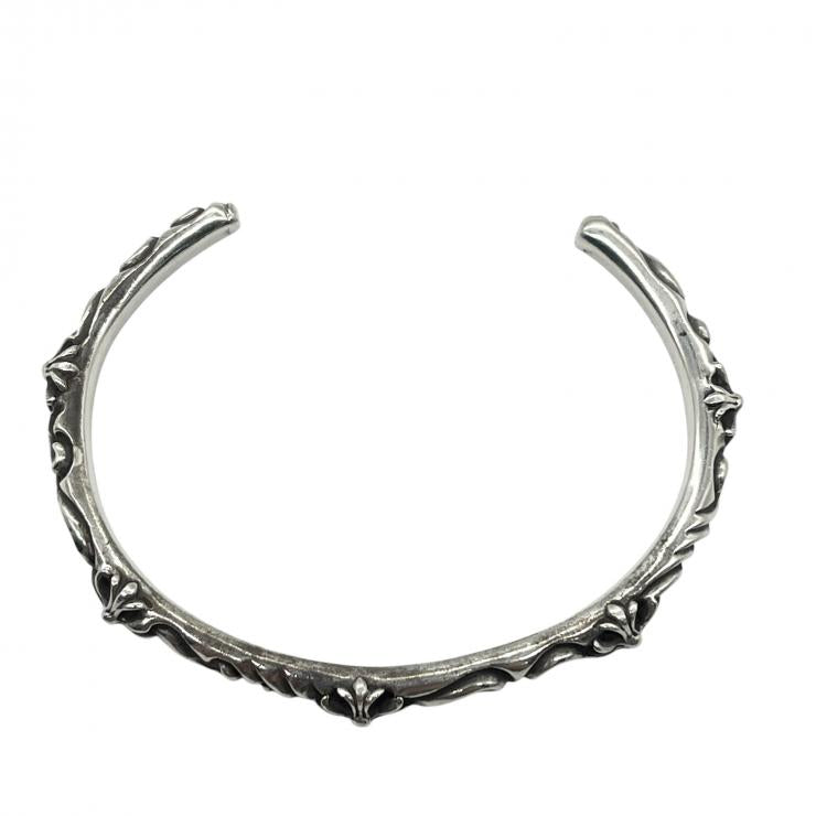 CHROME HEARTS クロムハーツ SBTバンドバングル SV925 シルバー ブレスレット アクセサリー CHクロス ★美品★
