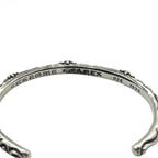 CHROME HEARTS クロムハーツ SBTバンドバングル SV925 シルバー ブレスレット アクセサリー CHクロス ★美品★