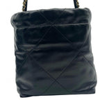 CHANEL シャネル シャネル22 ミニ ショルダーバッグ バッグ シャイニーカーフスキン ゴールド金具 ★美品★