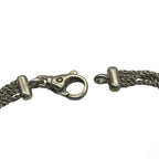 TIFFANY＆CO．ティファニー Tロープ 4連 ネックレス アクセサリー ゴールド シルバー コンビ K18 750 925 ★中古★
