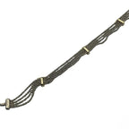TIFFANY＆CO．ティファニー Tロープ 4連 ネックレス アクセサリー ゴールド シルバー コンビ K18 750 925 ★中古★