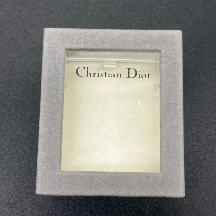 Christian Dior クリスチャンディオール ロゴ ネックレス ラインストーン ゴールド ★クリスマスプレゼントに★